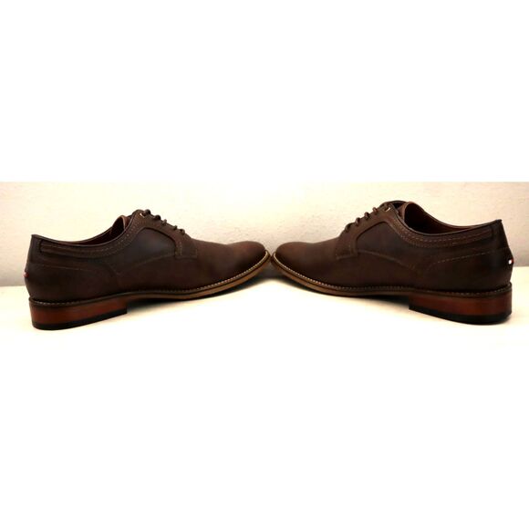 Tommy Hilfiger Men's Sz 10.5M Light Brown PU Leather Benty Oxfords - Picture 13 of 16